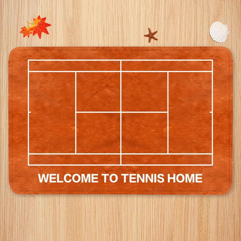 Badminton Set Garden - Tappeto a tema sportivo Tappetino da