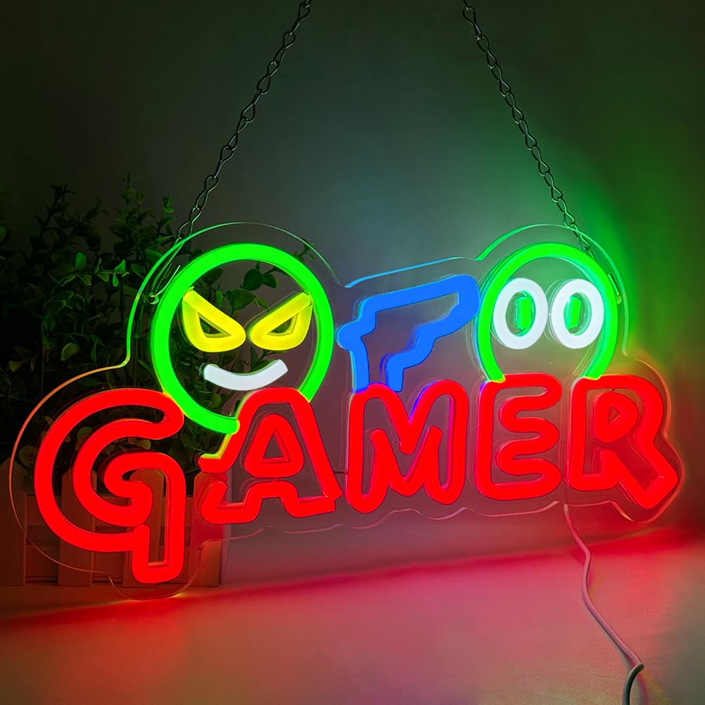 Party Games For Christmas - Insegna al Neon LED per Gamer,