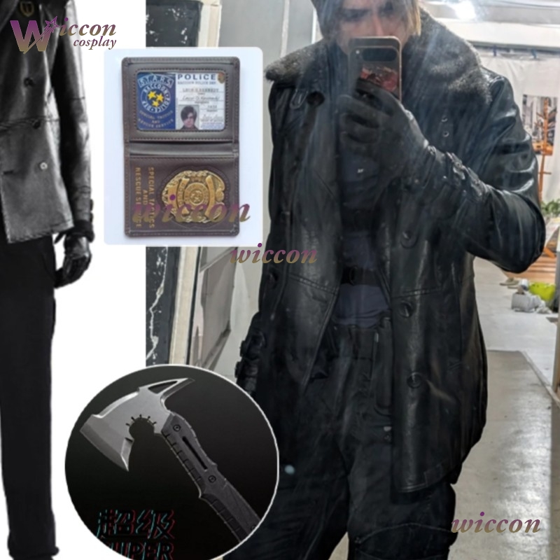 Party Games Groups - Costume Cosplay Leon·S·Kennedy di Resident Evil,