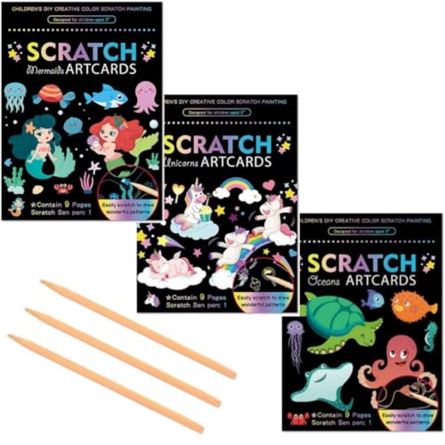 Book Party Games - Set di 3 Libri d'Arte Magica