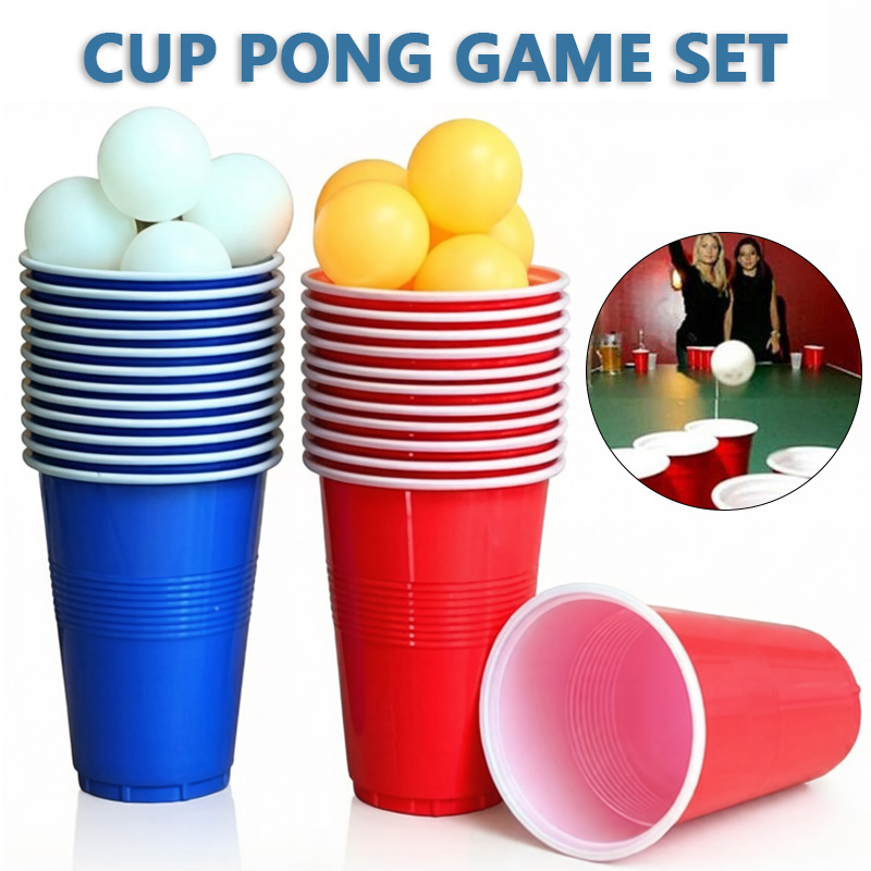 Party Games Jenga - Set da Beer Pong e Bicchieri