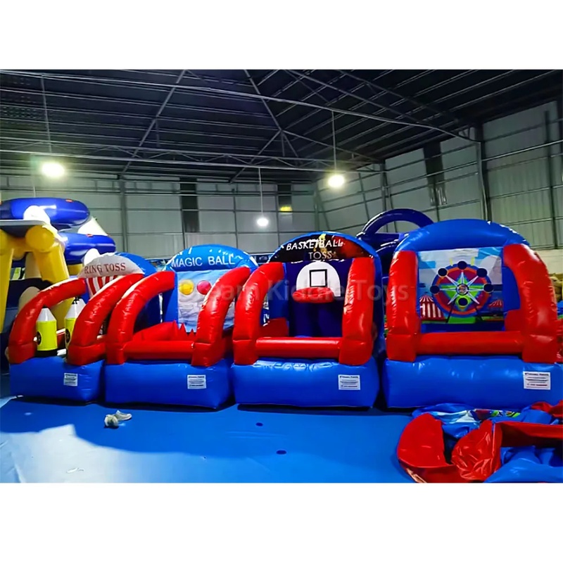Party Games No Equipment - Struttura Gonfiabile 4 in 1 per