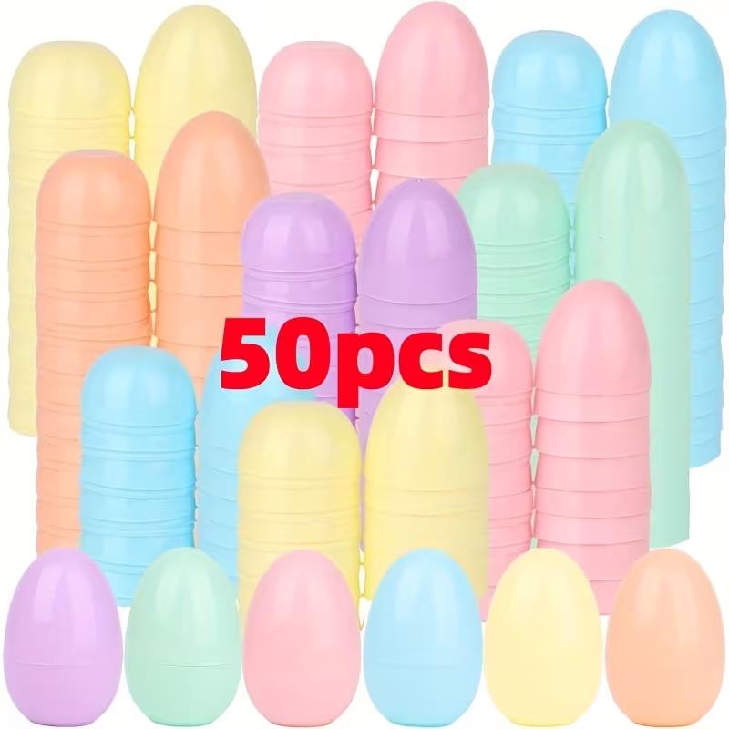 Party Games Easter Egg - 50 pezzi Macaron colore uova di