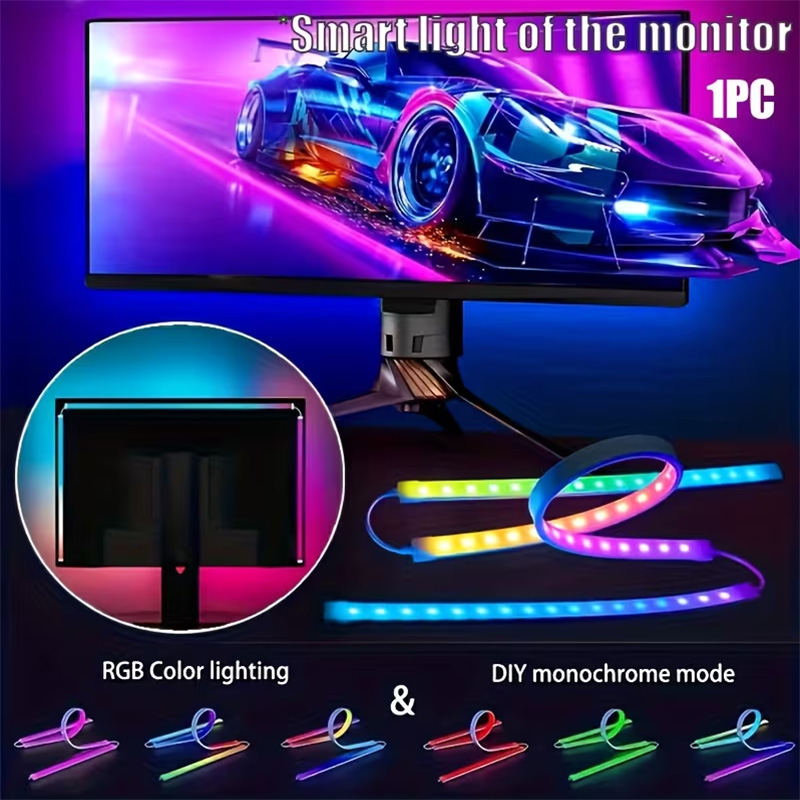 Party Games Night - Striscia LED RGB per Gaming, Retroilluminazione