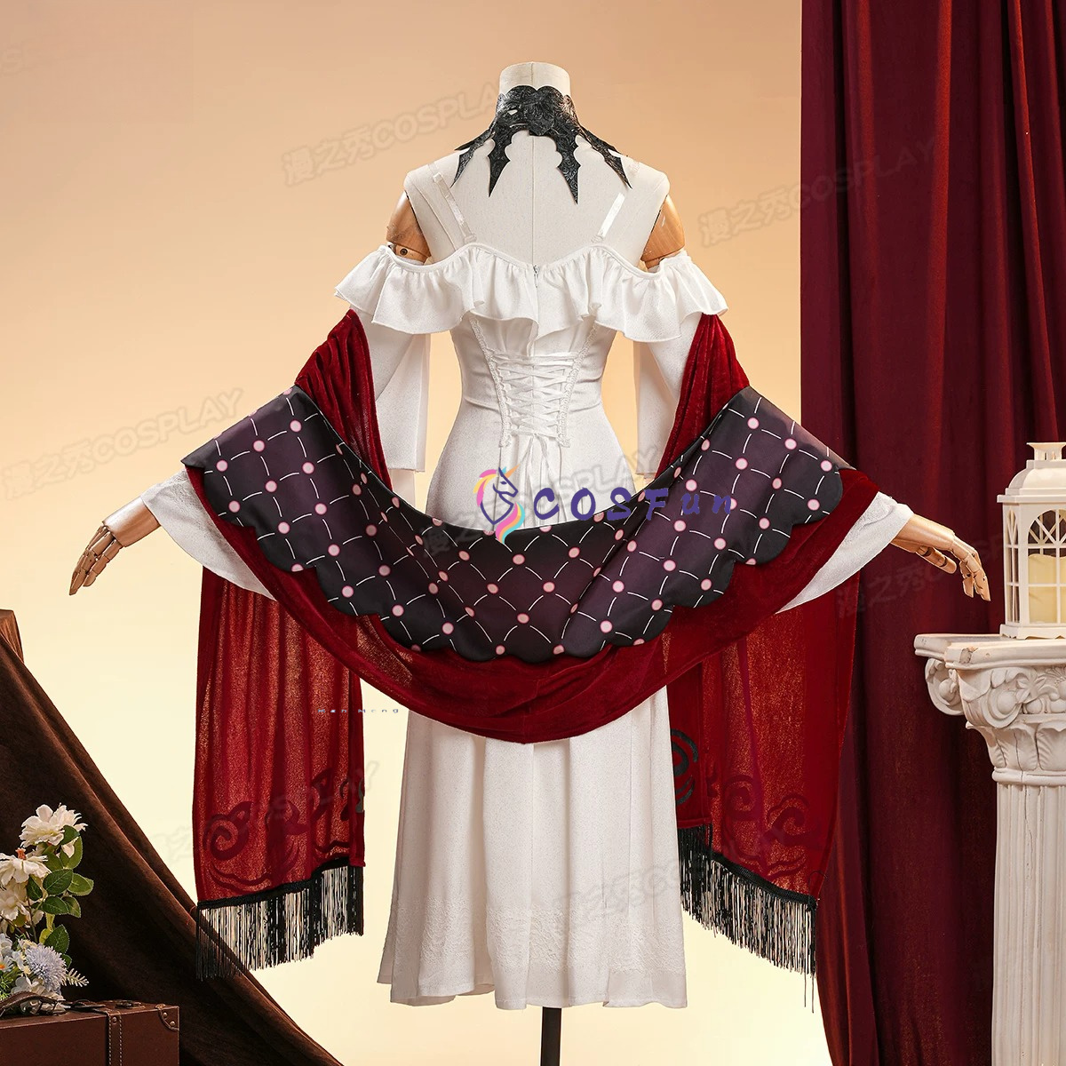 Party Games For Christmas - Costume Cosplay Rosalyne di Genshin Impact,