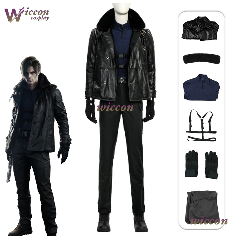 Party Games Groups - Costume Cosplay Leon·S·Kennedy di Resident Evil,