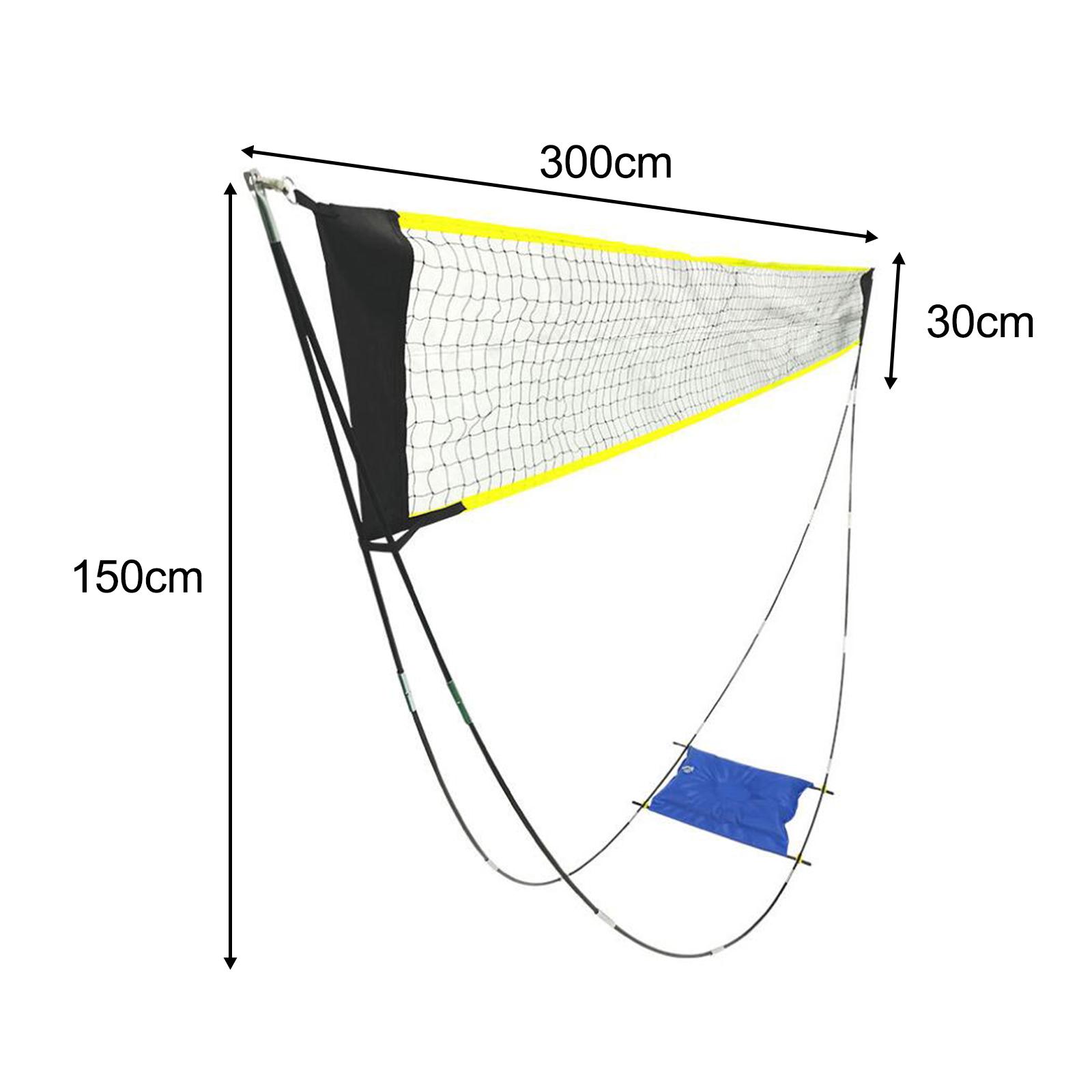 Badminton Set Garden - Set Rete da Badminton Pieghevole, Rete