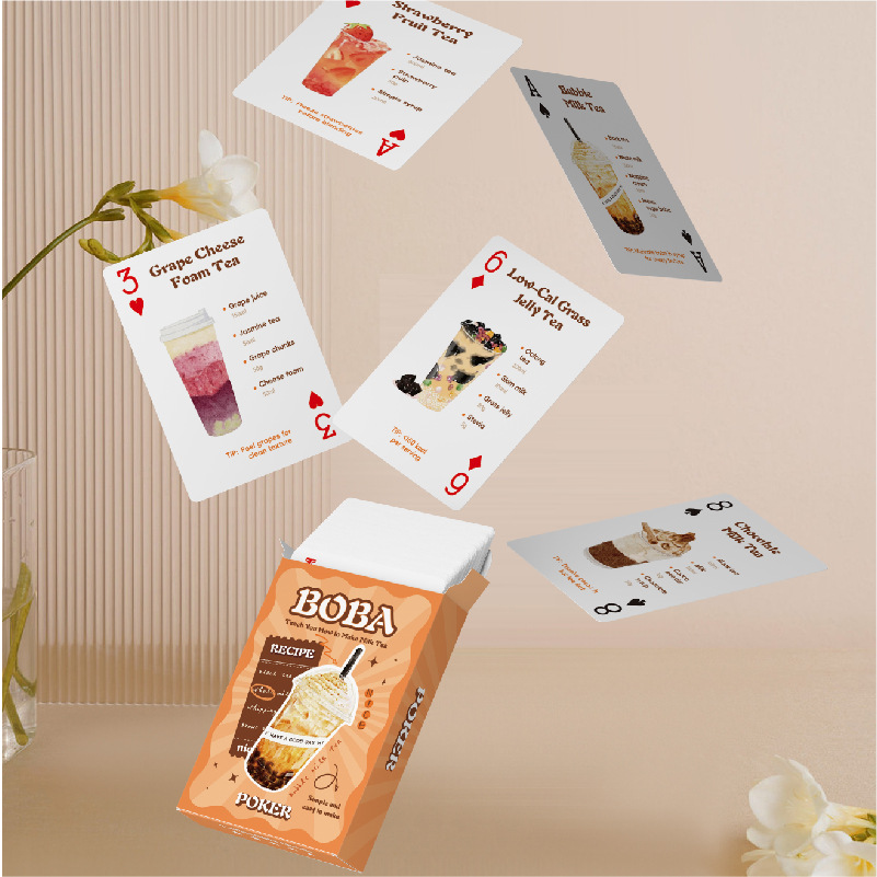 Book Party Games - Camping, Popolare, Boba Milk Tea, Poker,