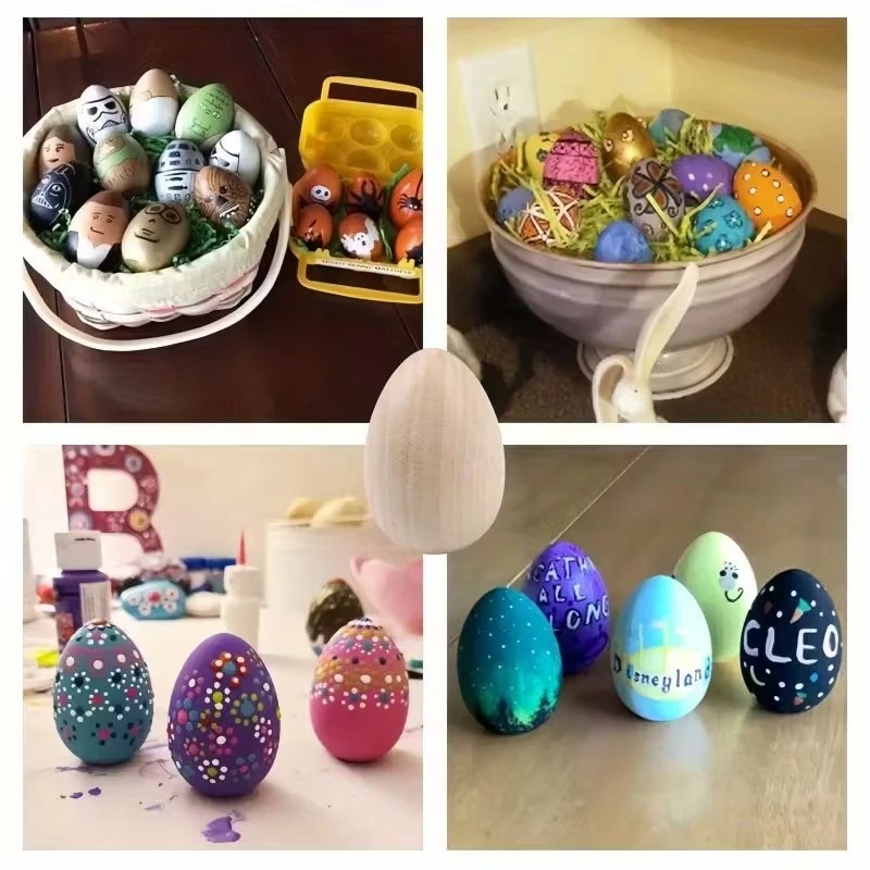 Party Games Easter Egg - Uova di Pasqua in Legno di