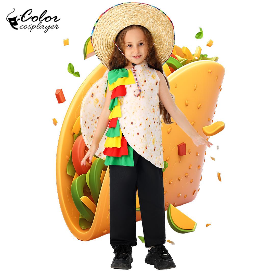 Kids Party Games - Bambini Divertente Tortilla Messicana Burrito Costume