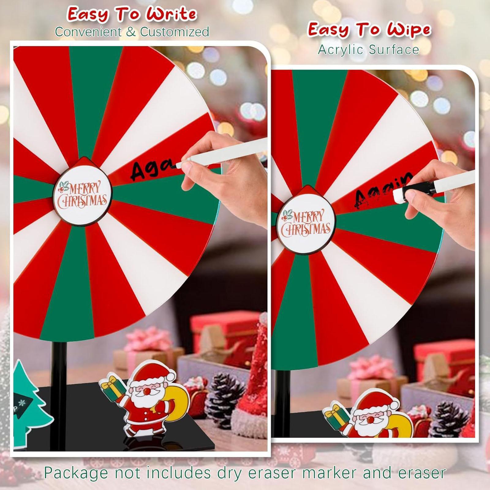 Party Games No Equipment - Ruota Girevole in Acrilico Multicolore, Roulette
