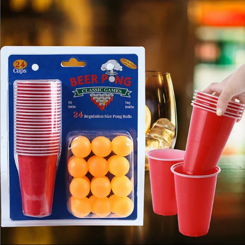 Party Games Jenga - 24 Pz/set Tazza Usa E Getta