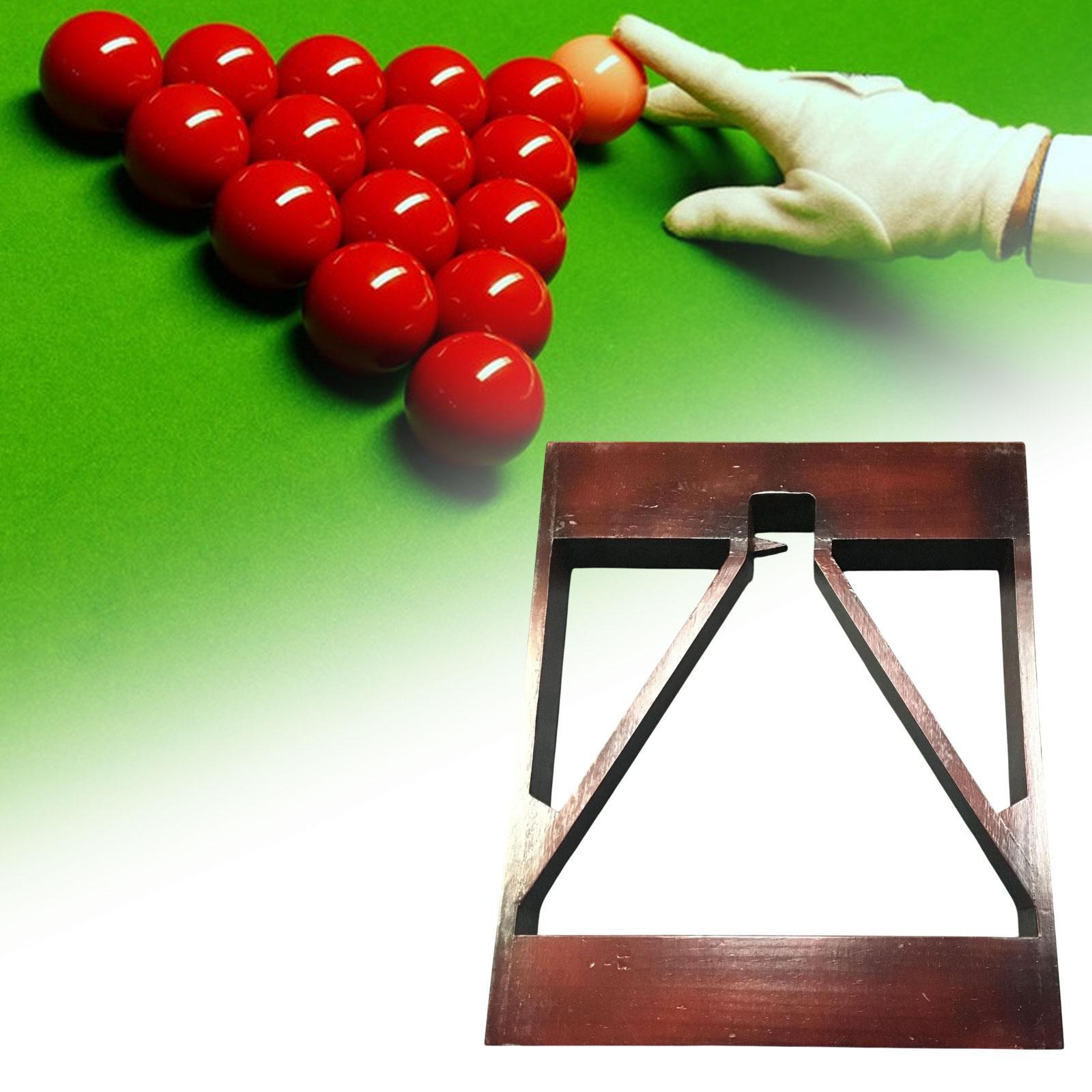 Party Games Competition - Cremagliera triangolare per palline da biliardo
