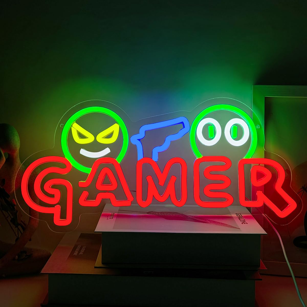 Insegna al Neon LED per Gamer, - Party Games For Christmas recensione e prezzo