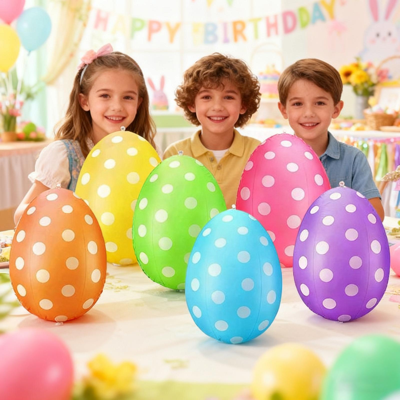 Uova di Pasqua Gonfiabili 6 Pz - Party Games Easter Egg recensione e prezzo
