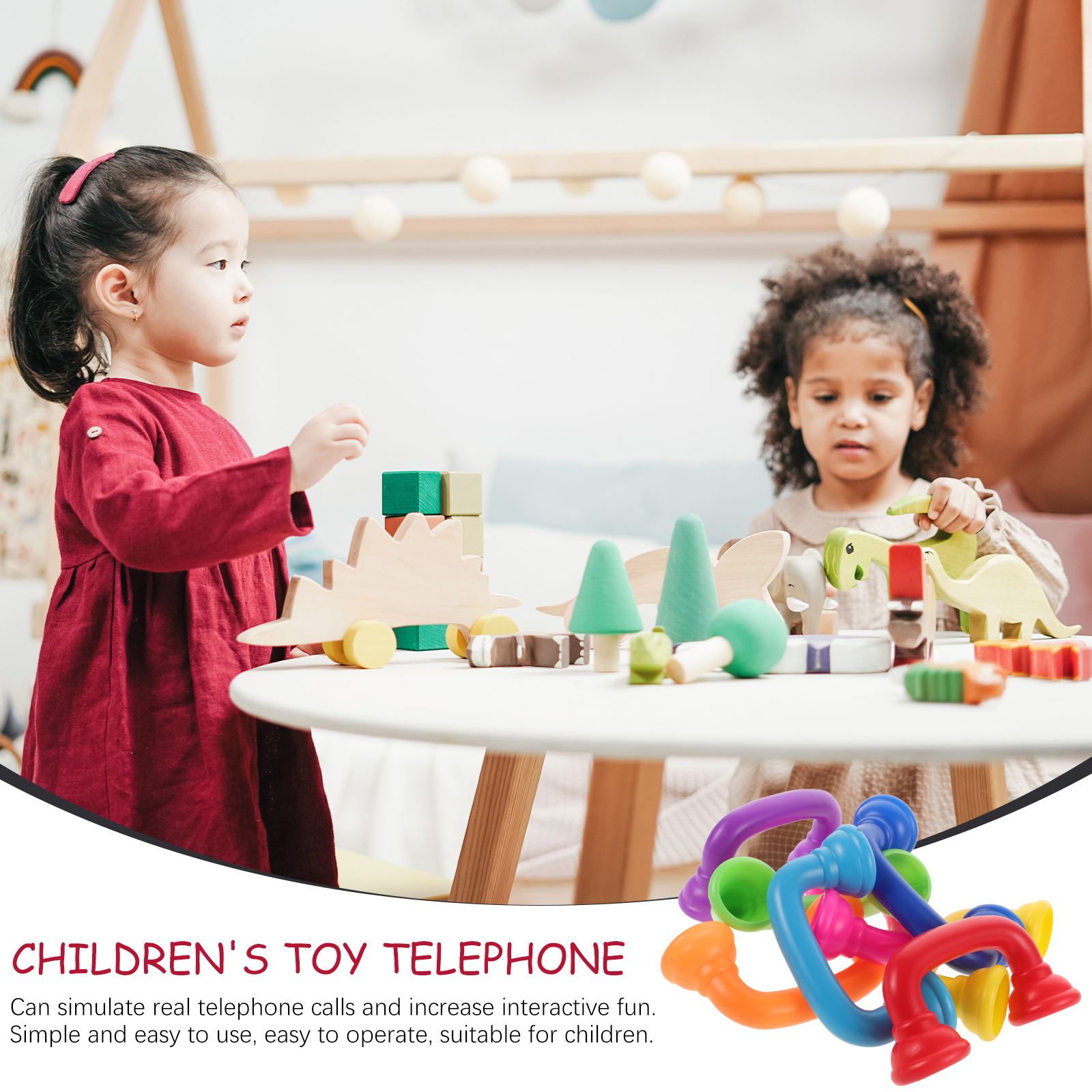 8 pezzi bambino sussurro telef - Party Games Phone recensione e prezzo