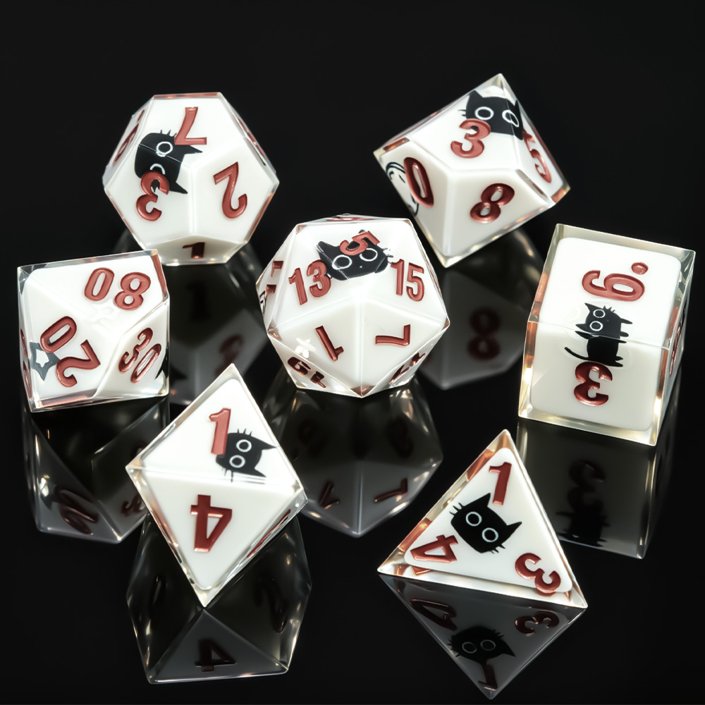 Set di 7 Dadi Poliedrici a Tem - Party Games Night recensione e prezzo