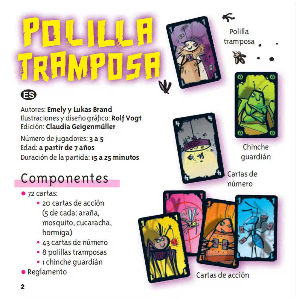 Polilla Tramposa Giochi da tav - Party Games Juego recensione e prezzo